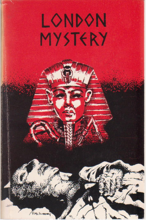 Front cover of the London Mystery Magazine, sporting an illustration of Guy’s 1972 short story <i>The Mummy</i>